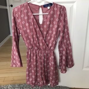 Francescas pink ROMPER